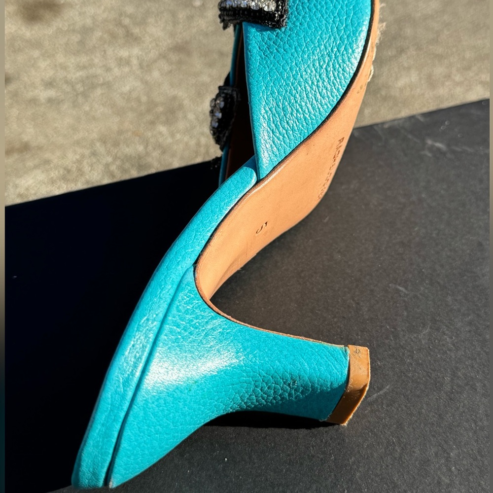 EUC / VGUC Rachel Comey Rhinestone Kitten Heels Sz 5 - Picture 16 of 16